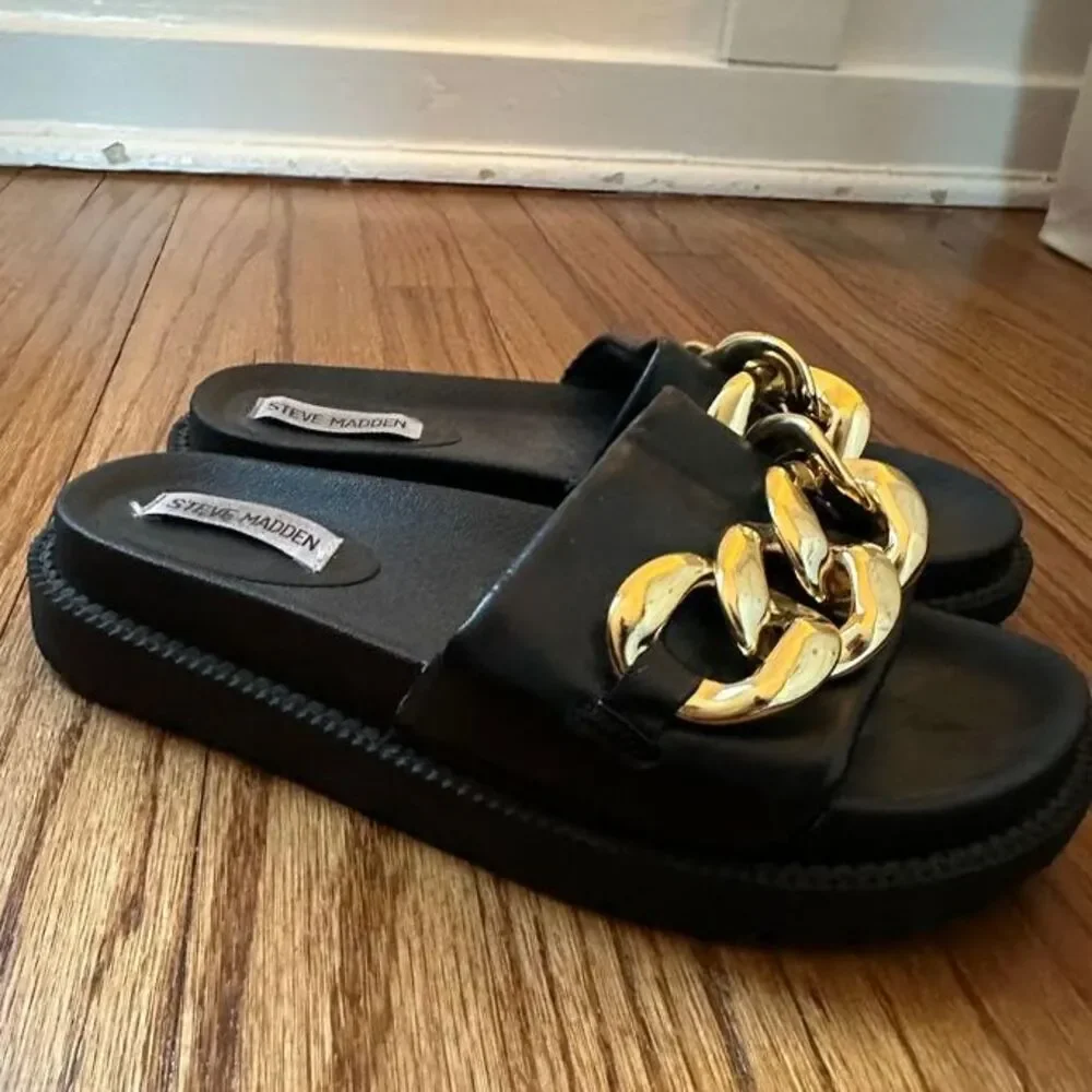 Steve Madden Slides Size 7 - Picture 5 of 5